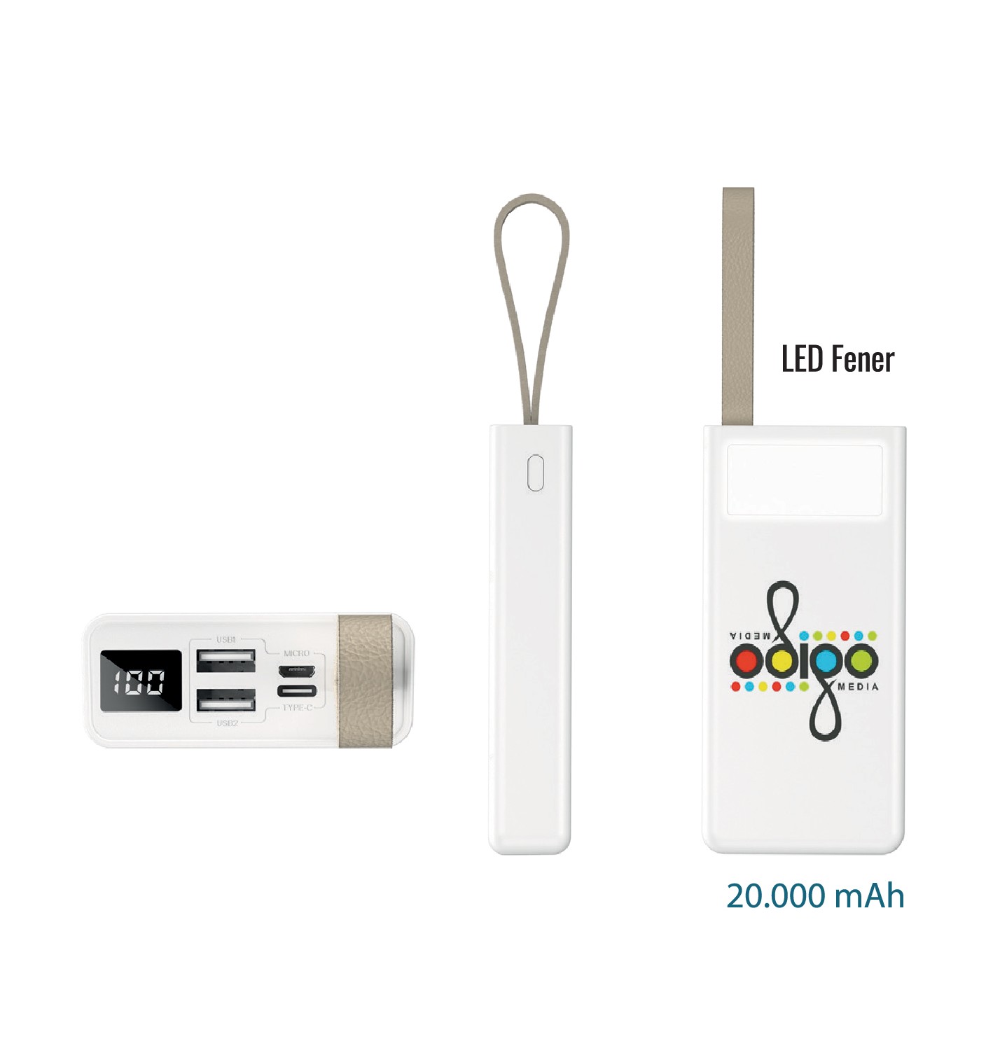 Promosyon Powerbank 20.000 Mah Pb-220
