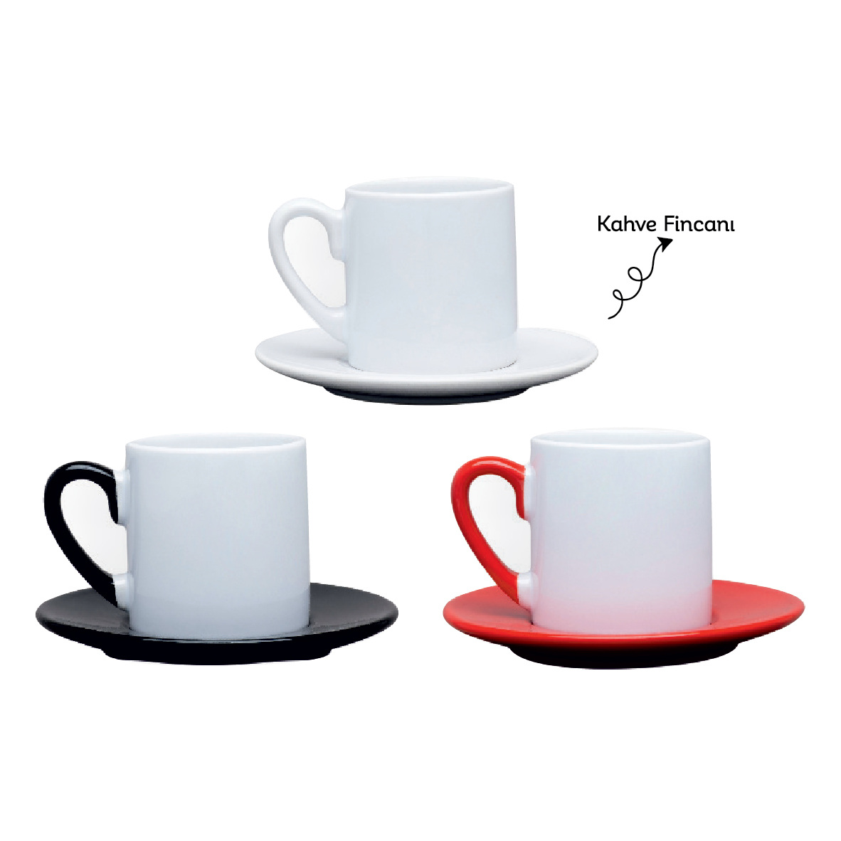 6'lı Kahve Fincanı (65 ml)