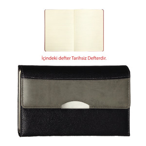 Promosyon Organizer Defter ( 19 x 26,5 cm ) Kılıflı Defter TD-136