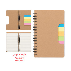 Promosyon Renkli Yapışkanlı Notluk ( 10 x 15 cm ) GD-150