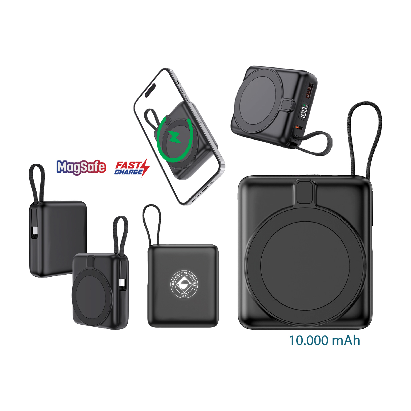 Promosyon Powerbank 10.000 Mah Magsafe Pb-170
