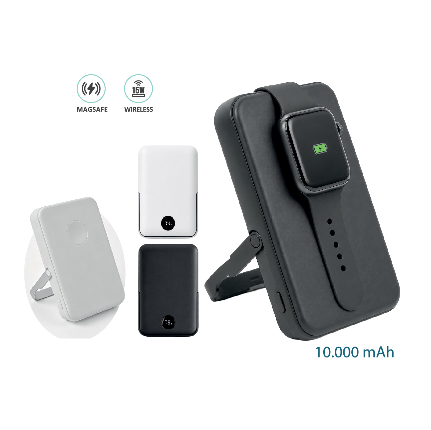 Promosyon Powerbank 10.000 Mah Magsafe Pb-180