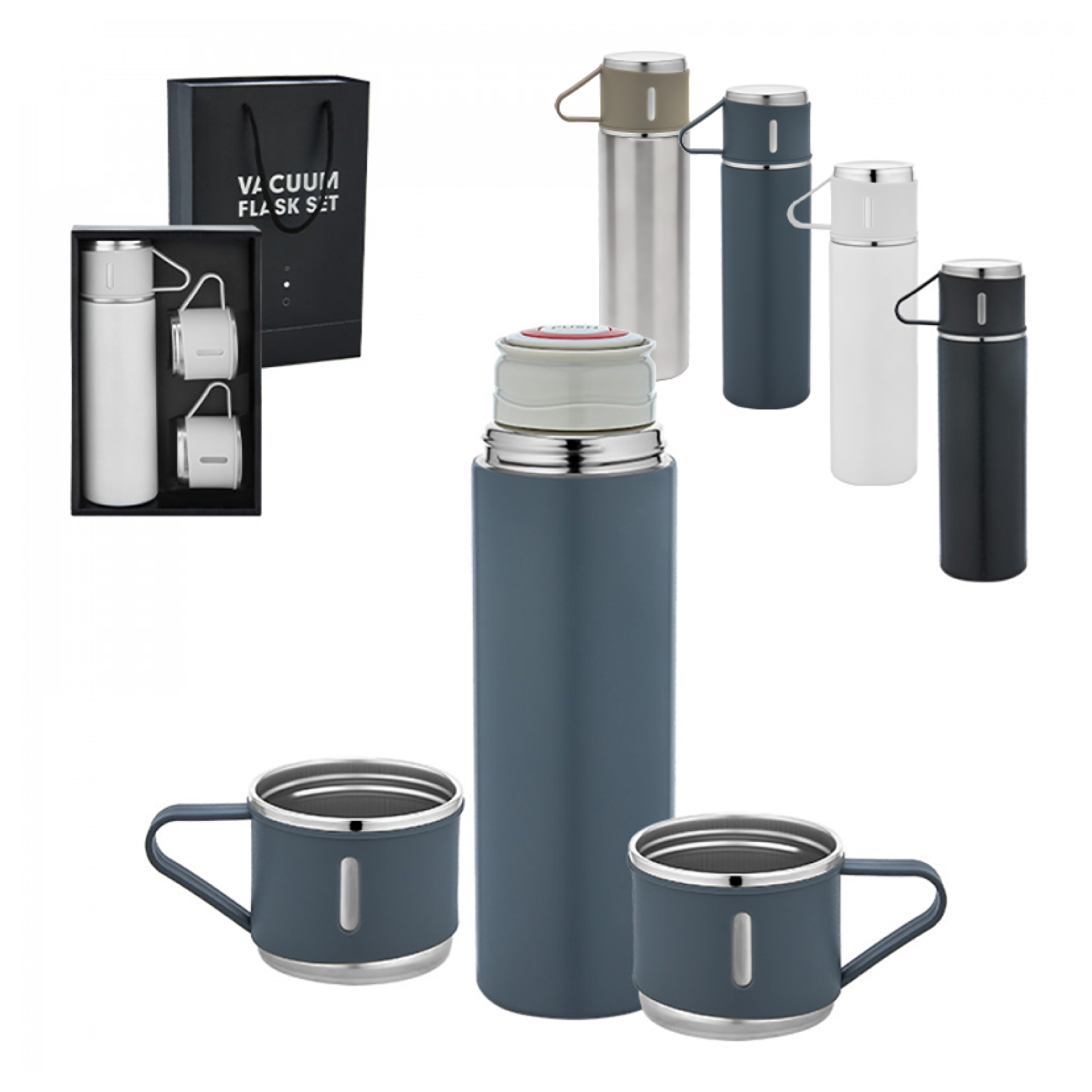 Promosyon Termos Çelik 3'lü Termos Set (500 ml) TK-135
