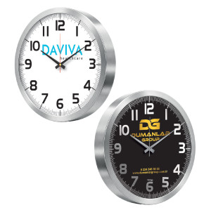 Promosyon Duvar Saatleri ( 40 cm ) Metal Kasa DS-100
